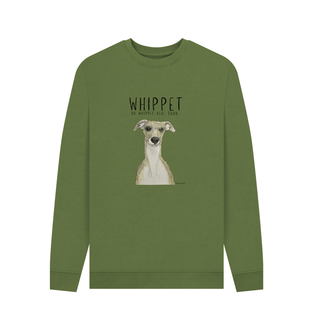 Whippet-Inspired Sweatshirt: Comfort, Style &amp; Zoomie-Approved!