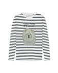 Cream Chow Chow Child’s Breton Top – Style Meets Adorable Fluff!
