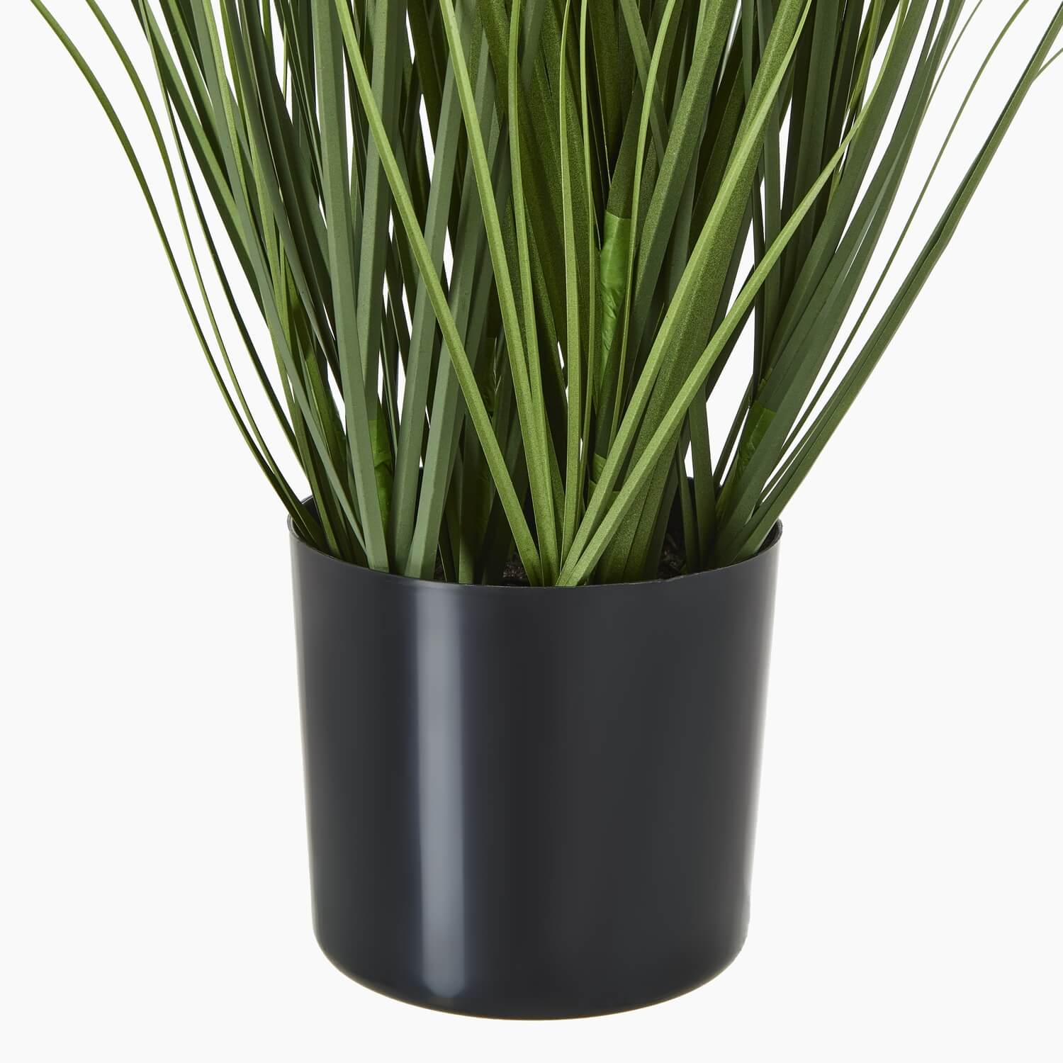 Vibrant Blue Faux Agapanthus Plant in Contemporary Pot