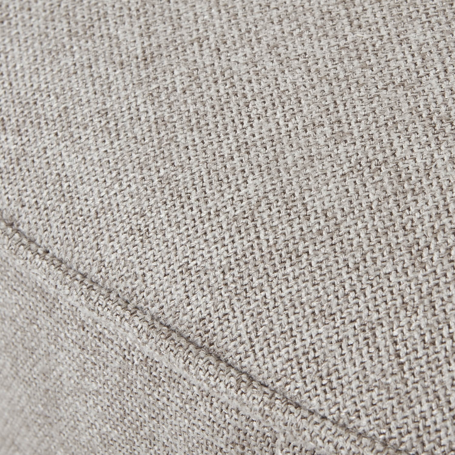 Swivel Ottoman in Soft Oatmeal Twill