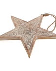Large Rustic Wooden Hanging Star Wall Art