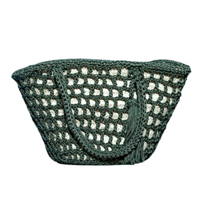The Shopping Bag wicker & fabric