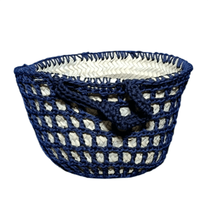 The Shopping Bag wicker &amp; fabric
