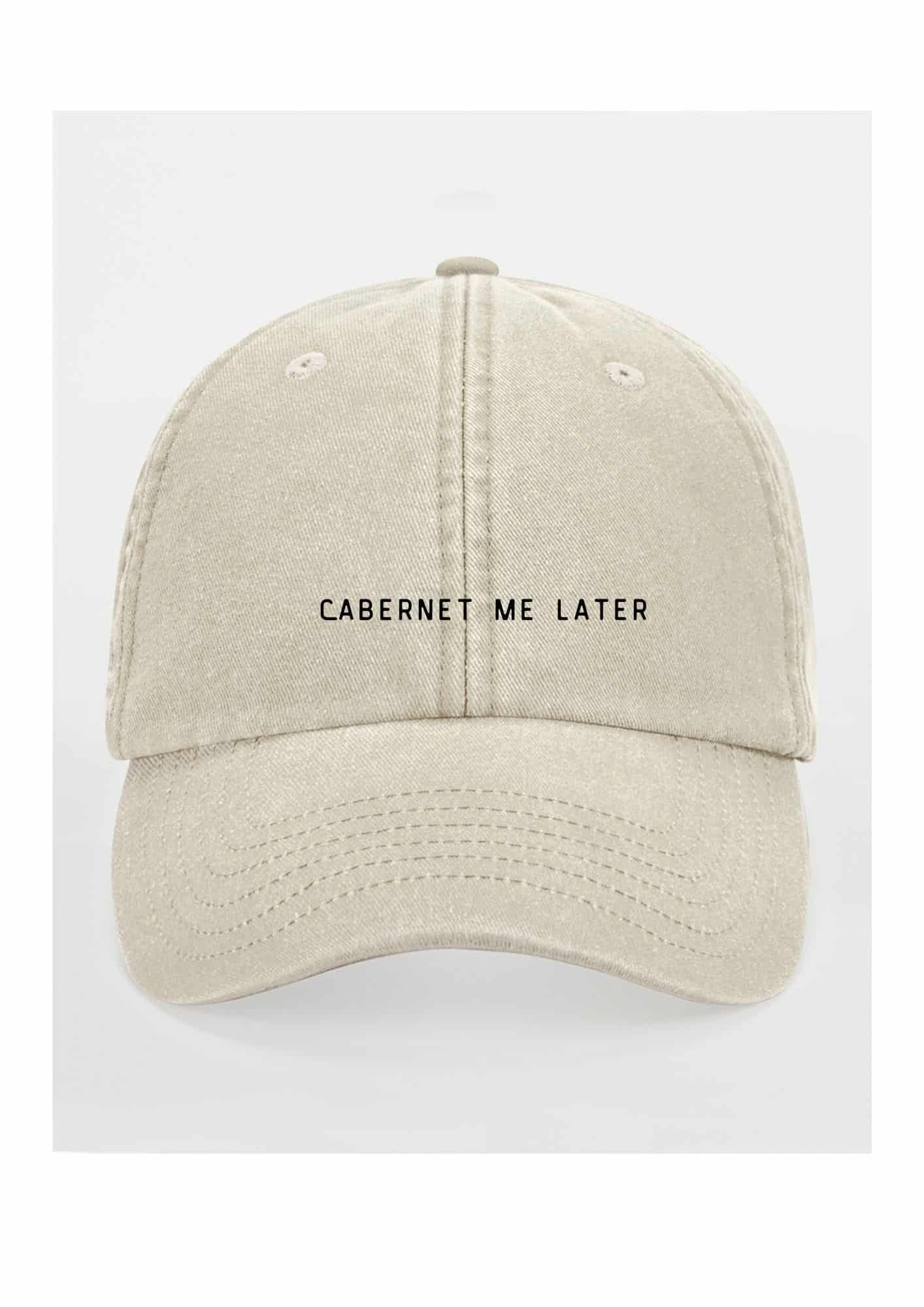 Cabernet Me Later Cotton Cap