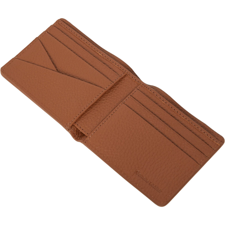 Men's Camel Leather Wallet Brix and Bailey Brand