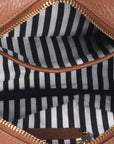 Camel Convertible Leather Cross Body Camera Bag Brix and Bailey Ethical Leather Bag Brand