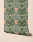 Cameron Art Deco Wallpaper