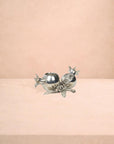Pewter Pomegranate Candleholder - Set of 2