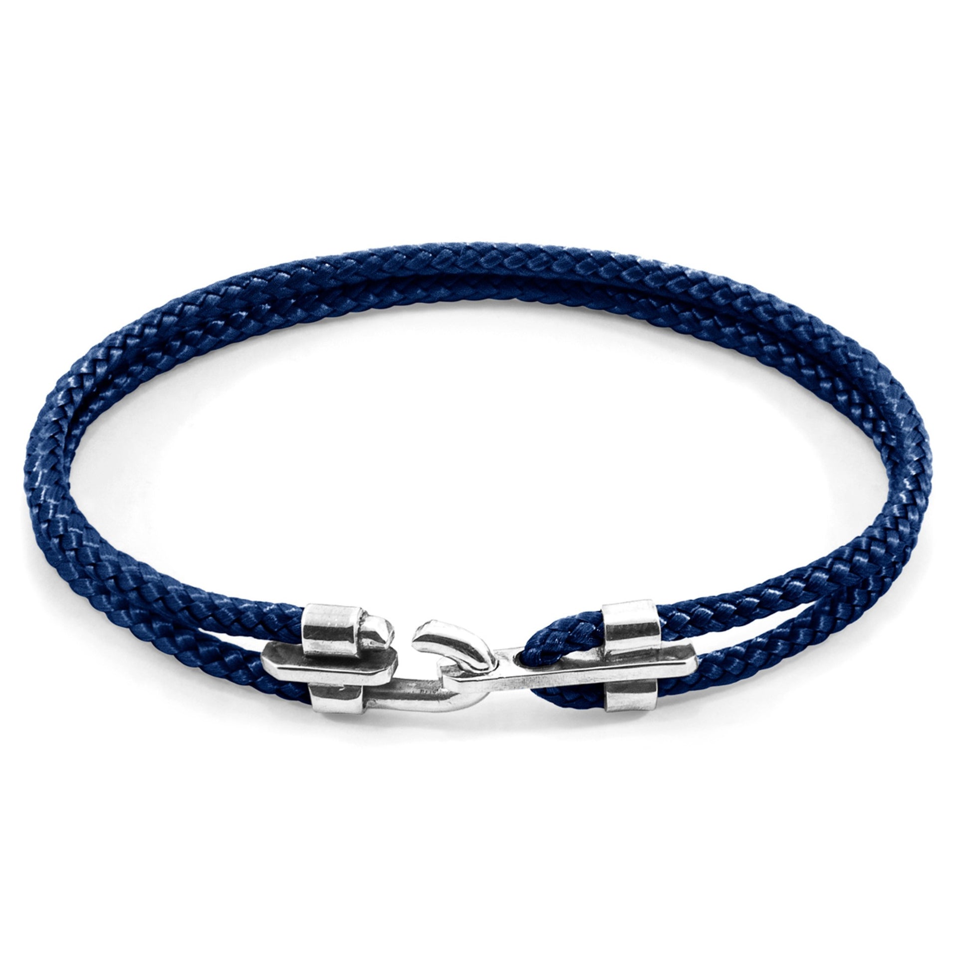 Elevate Your Style with the Canterbury Silver and Rope Bracelet by ANCHOR & CREW at www.brixbailey.com