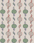 Carousel Twist - in Pastel Candy - Wallpaper - Micaela Sharp Collaboration