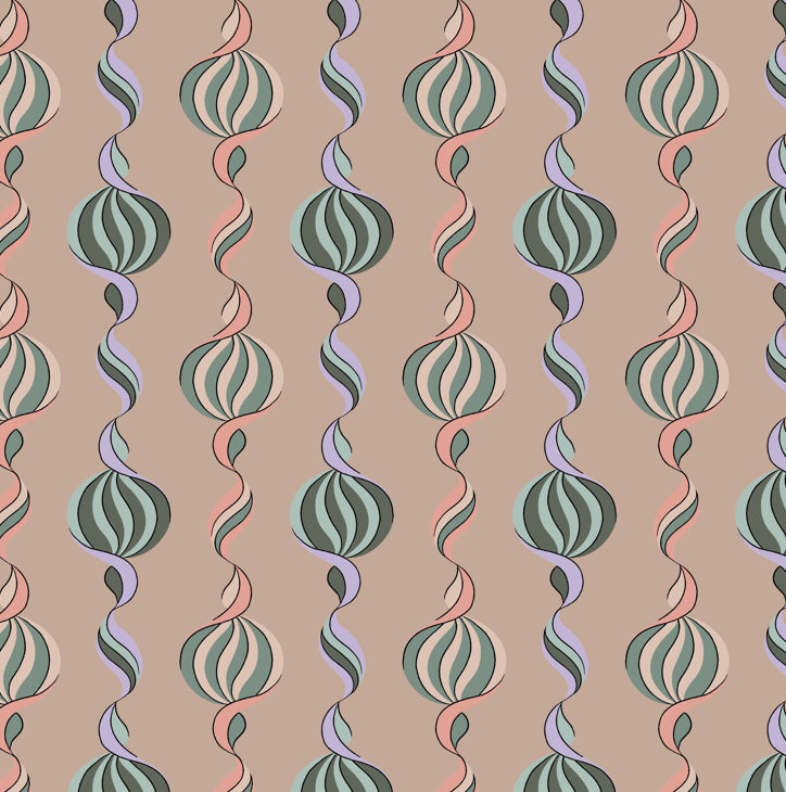 Carousel Twist - Vintage Shell - Fabric - Micaela Sharp Collaboration