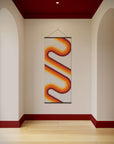 Vintage Retro Lines Tapestry