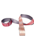 Cassady Yoga Strap – Pink Stretching Strap w/ Metal Buckles | Yune Yoga-0