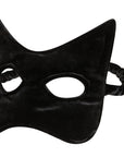 Sparkling Black Cat Velvet Mask