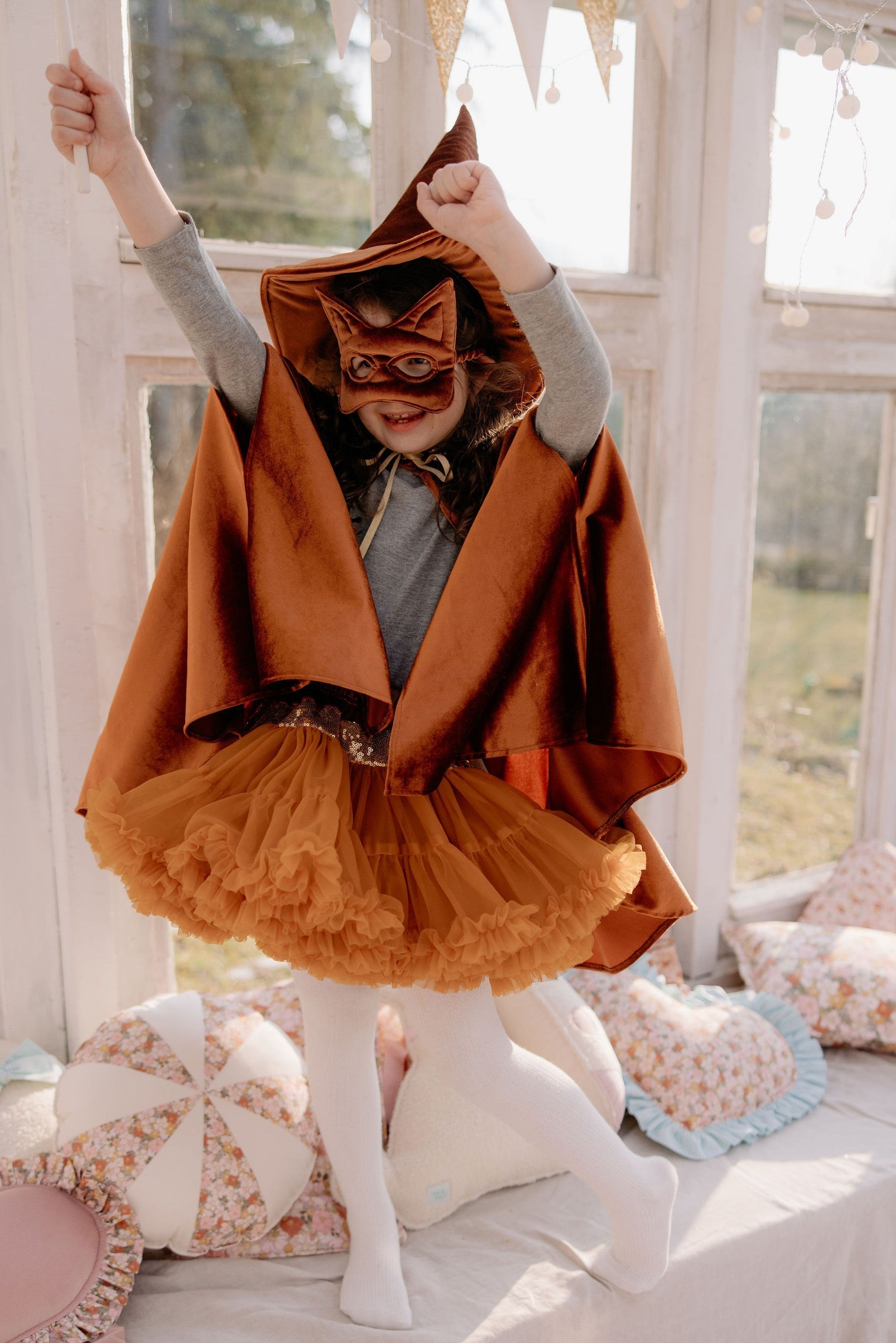 Ginger Cat Mask for Playful Little Dreamers