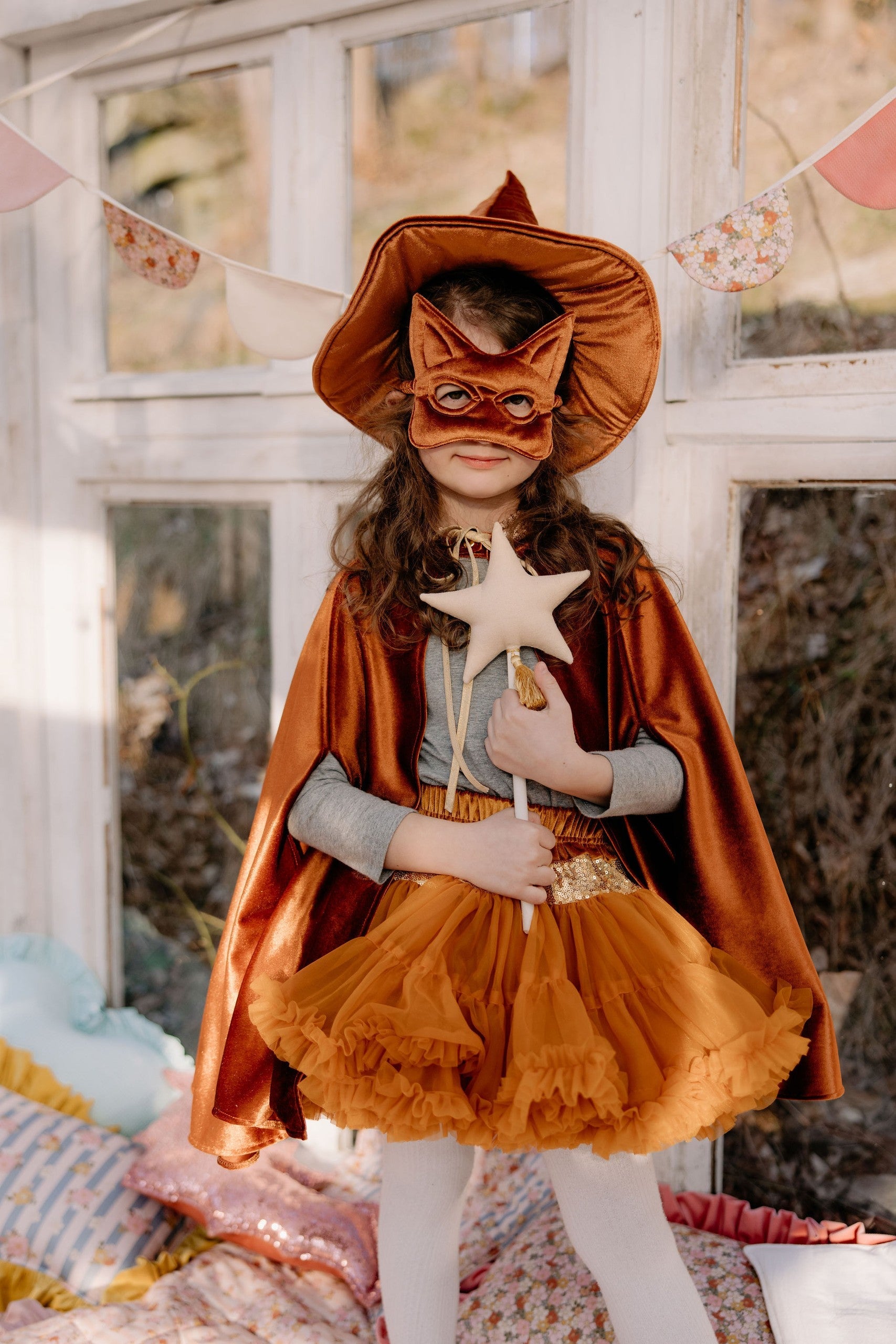 Ginger Cat Mask for Playful Little Dreamers