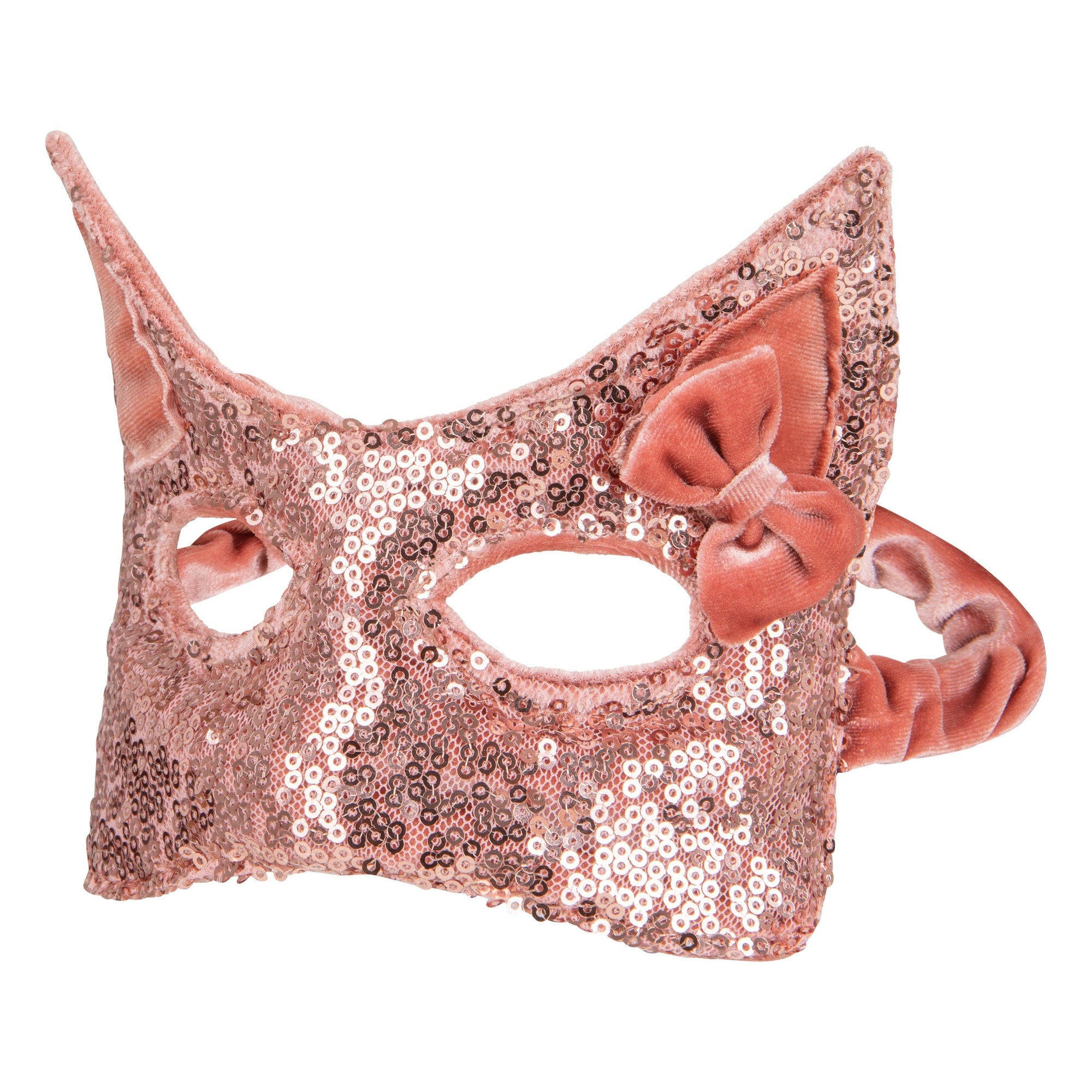 Sparkling Pink Cat Mask for Dress Up Adventures