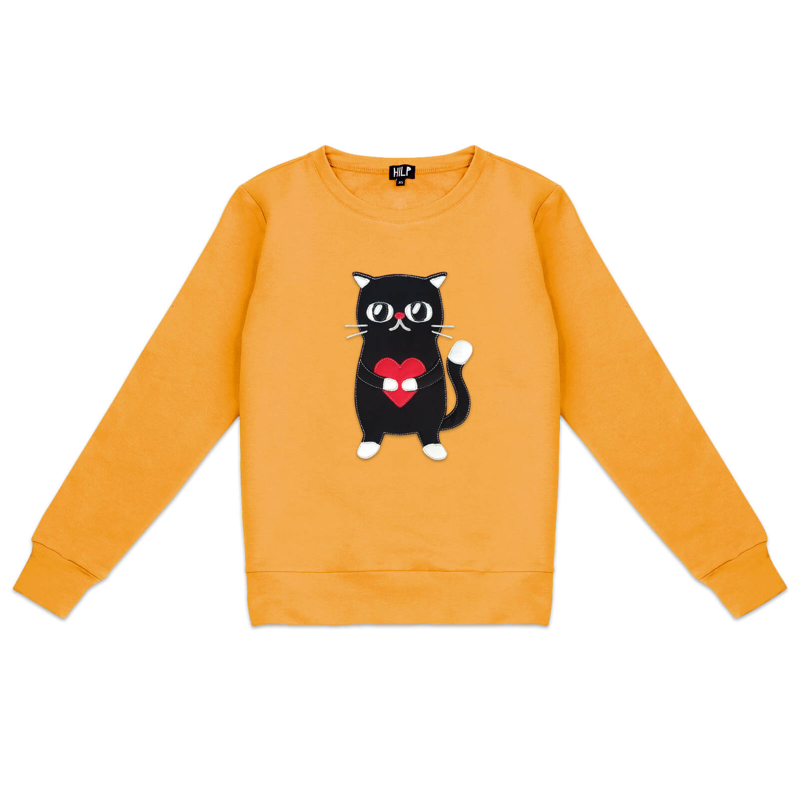 Heartful Cat Sweatshirt for Women
