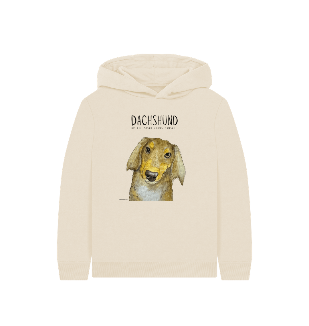 Mischievous Long Haired Sausage Hoodie – Snuggles, Sass &amp; Sustainability!