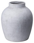 Handcrafted stoneware vase in natural hue with textured surface, perfect for modern floral arrangements or standalone decor. by sostter at brixbailey.com