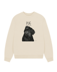 Snorty Potato Oversized Sweatshirt – Cozy, Just Like Your Pug!
