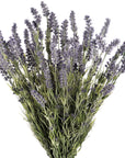Realistic purple lavender bouquet with 12 flower heads, lifelike plastic stems for elegant Provence-inspired home decor by Sostter at brixbailey.com