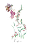 Foxglove Fairy Fine Art Print