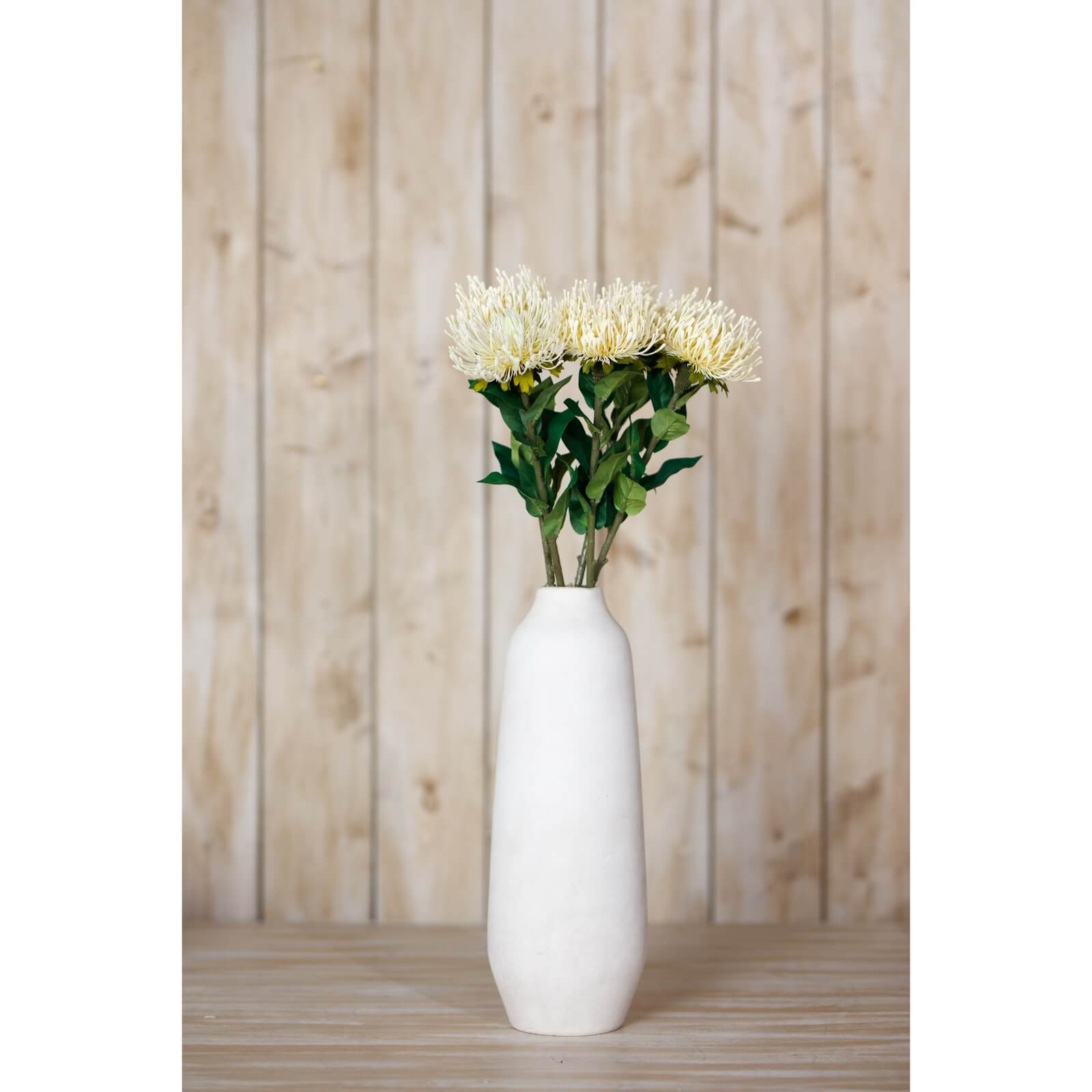 Cream Everlasting Protea Stem for Home Styling