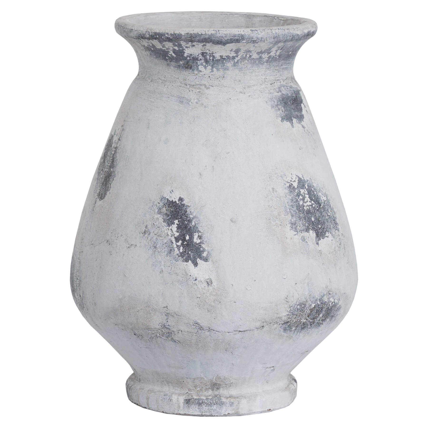 Elegant Naxos Large Antique White Vase | Timeless Decor