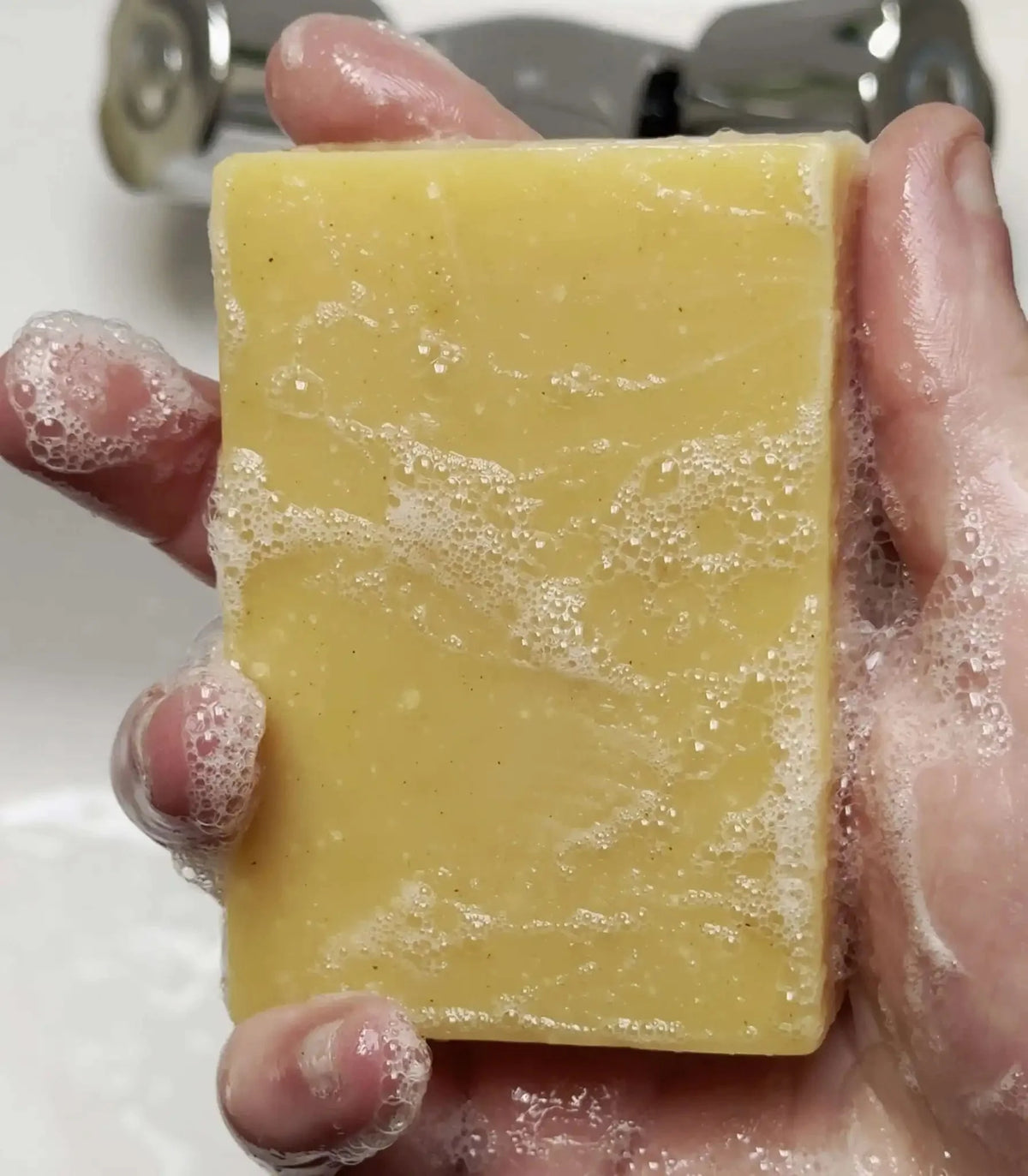 Cedarwood &amp; Spanish Verbena with Turmeric Natural Soap Bar