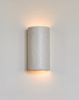 Ceramic Wall Light in Beige with Spotted Brown Glaze