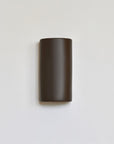 Handcrafted Ceramic Wall Light Curve Warm Brown