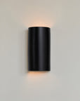 Curve Ceramic Wall Light Black Finish