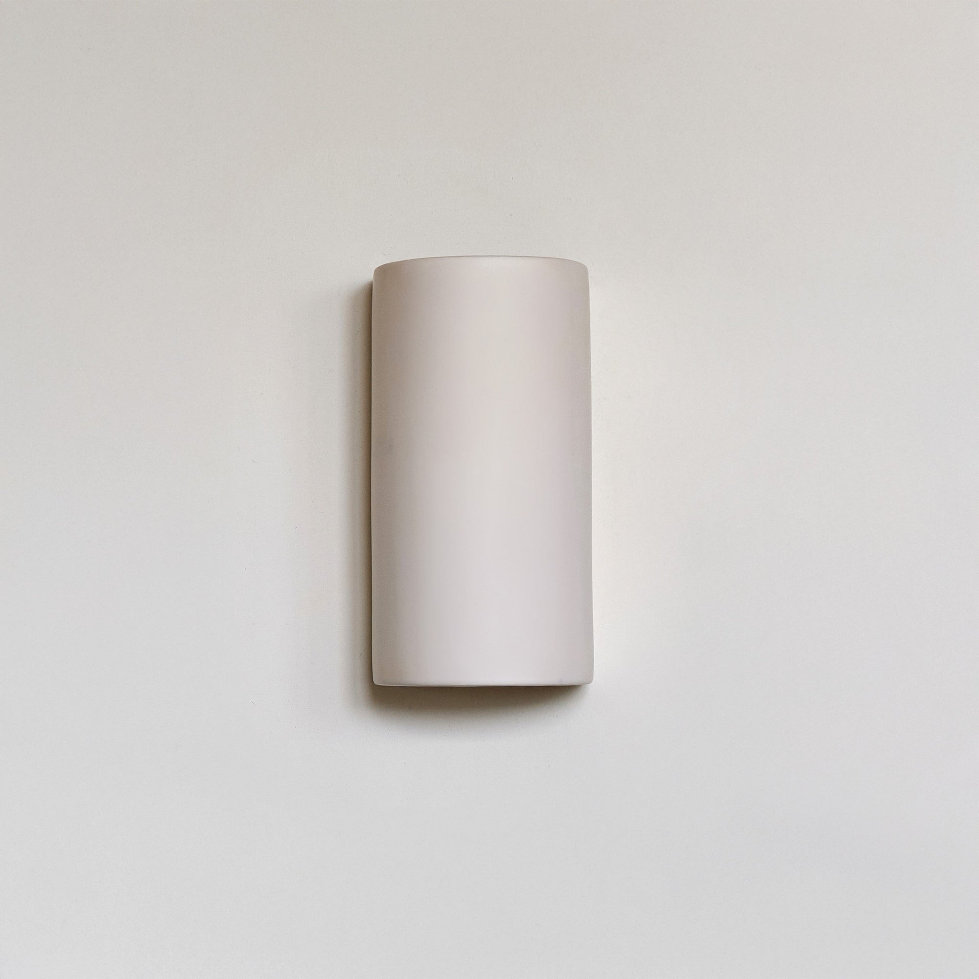 Curve Ceramic Wall Light Off White