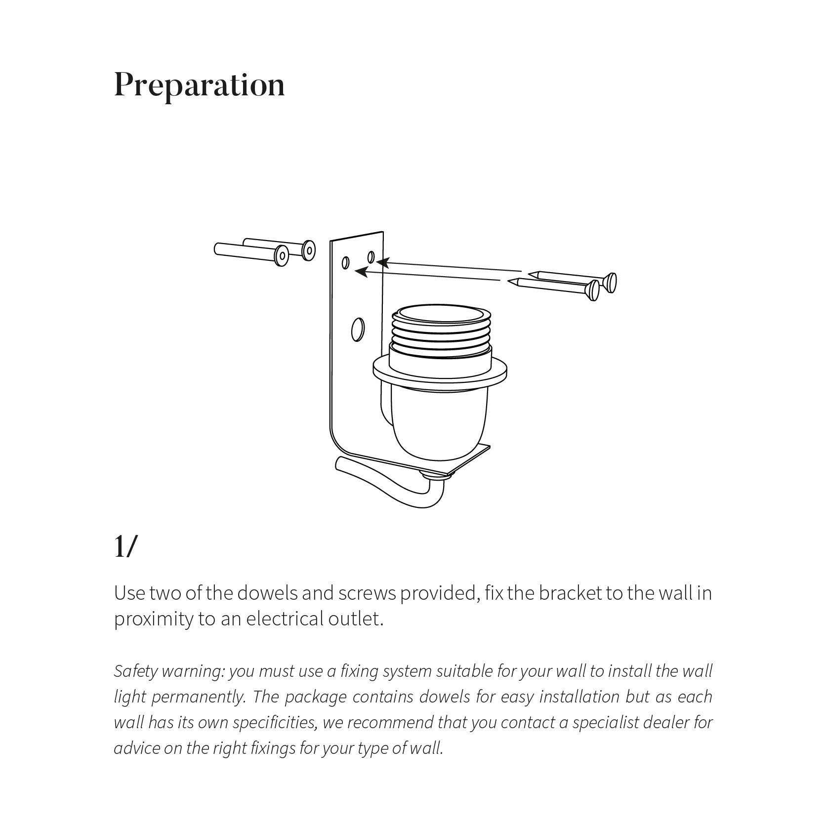 Handmade Ceramic Curve Wall Light Taupe