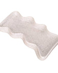 Ceramic Wave Tray in Playful White