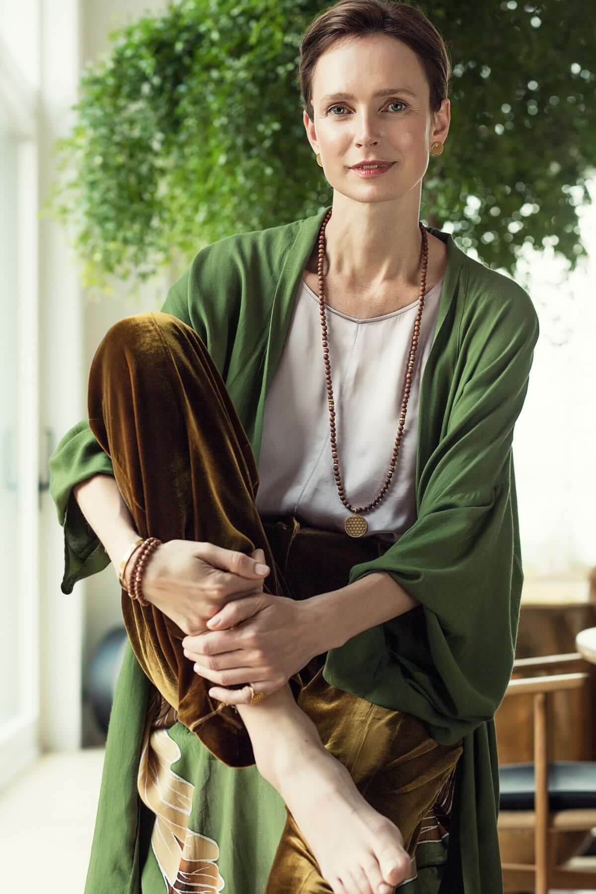 Flower of Life Silver Stud Earrings