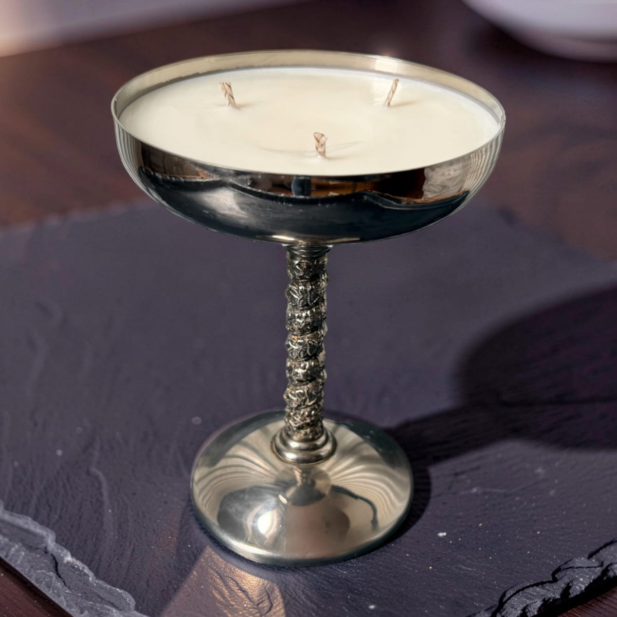 Silver Goblet Scented Candles