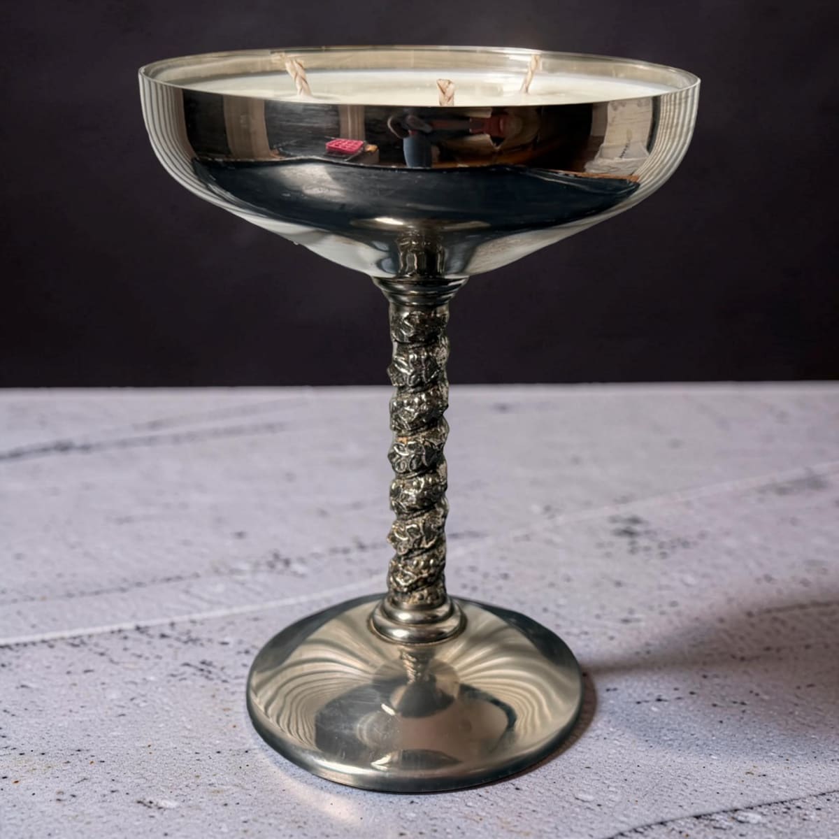 Silver Goblet Scented Candles