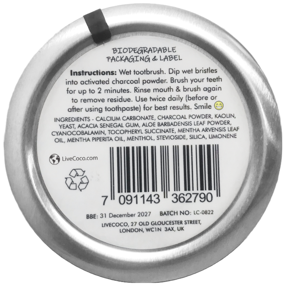 Teeth Cleaning Powder (Vitamins &amp; Aloe Vera Infused)