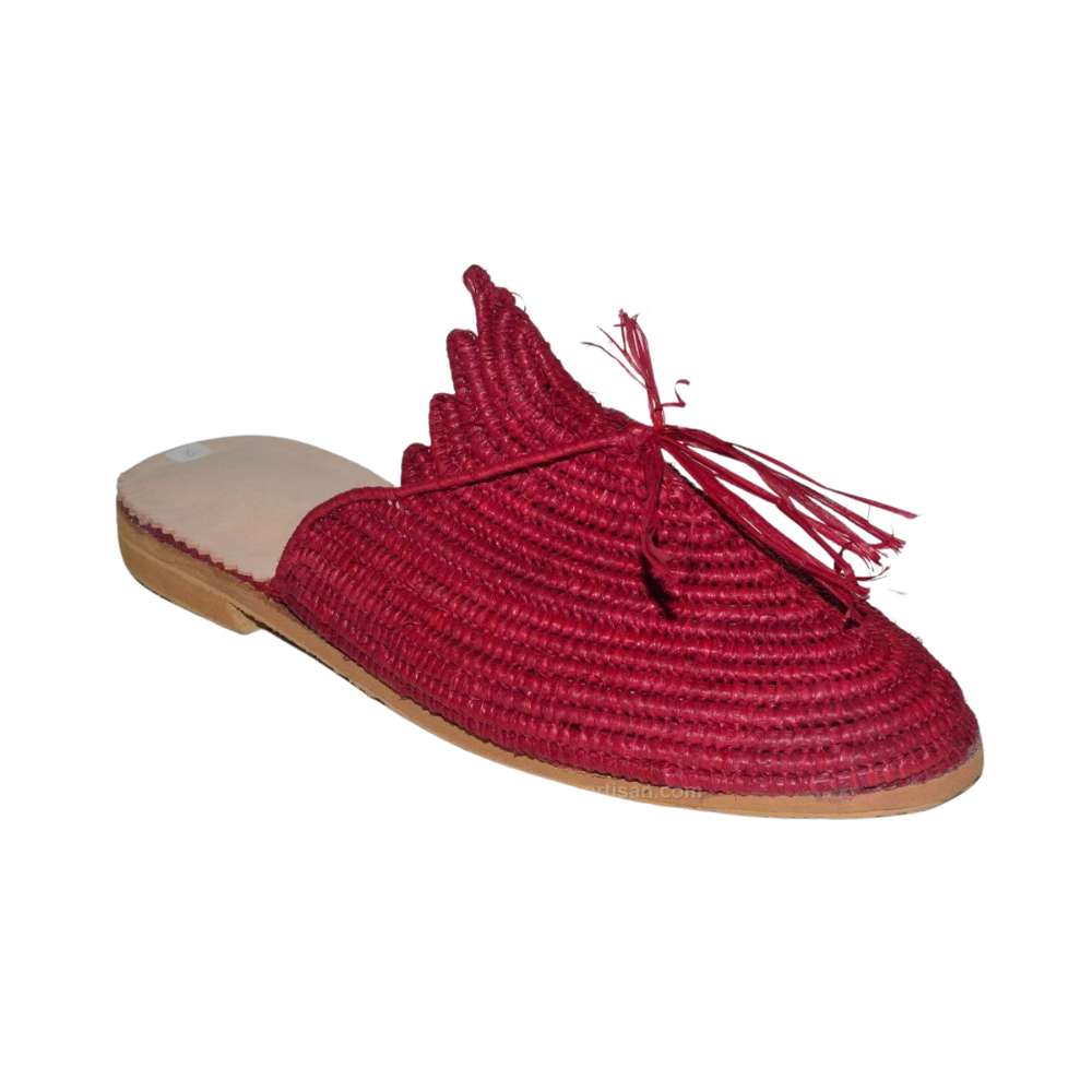 Raffia Slippers Ladame