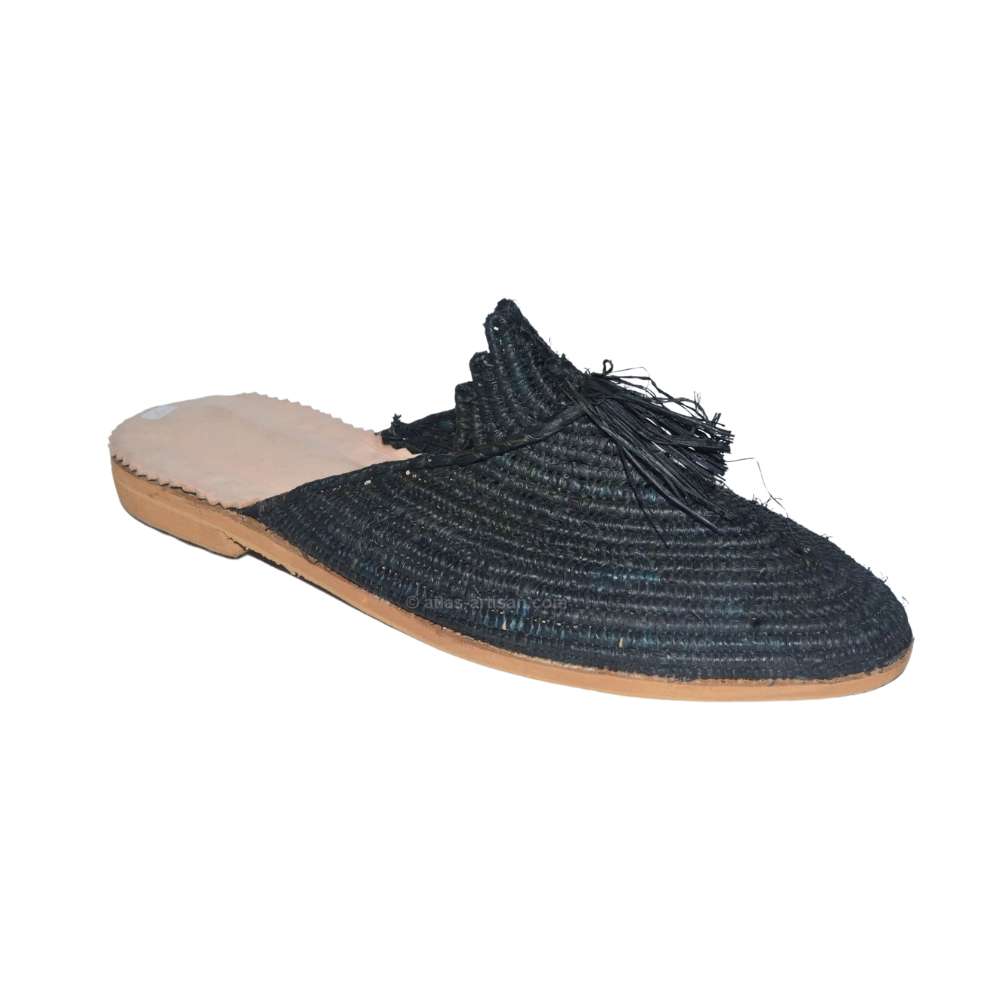 Raffia Slippers Ladame