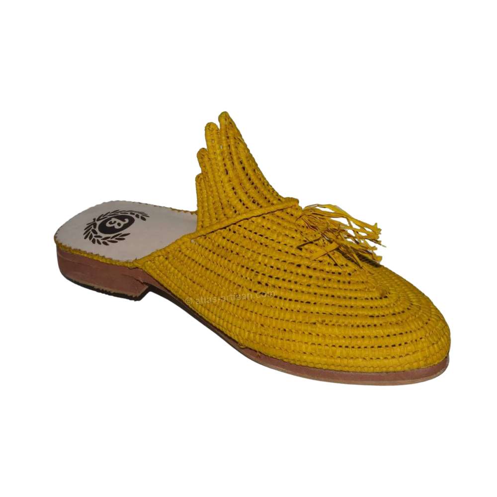 Raffia Slippers Ladame