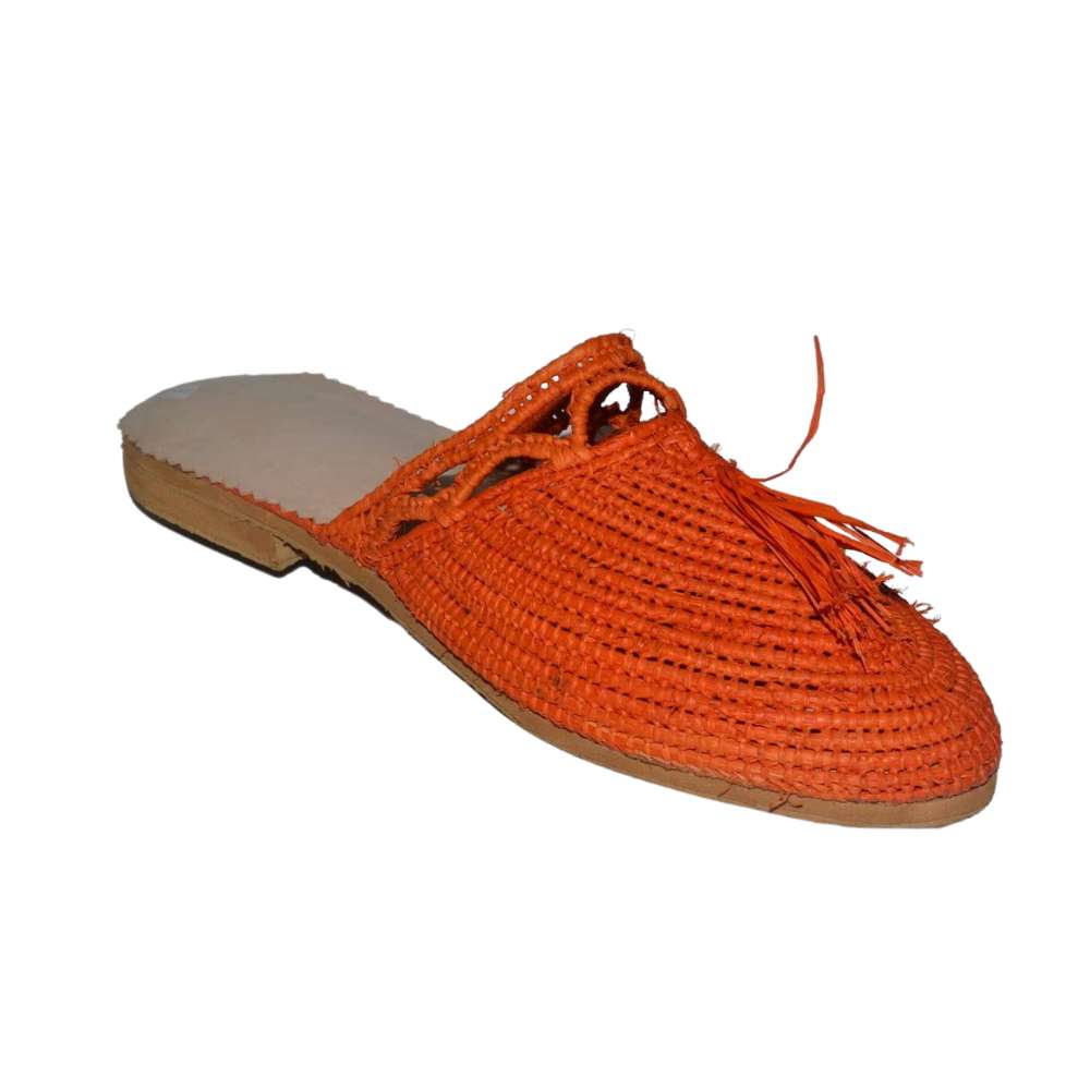 Raffia Slippers Ladame