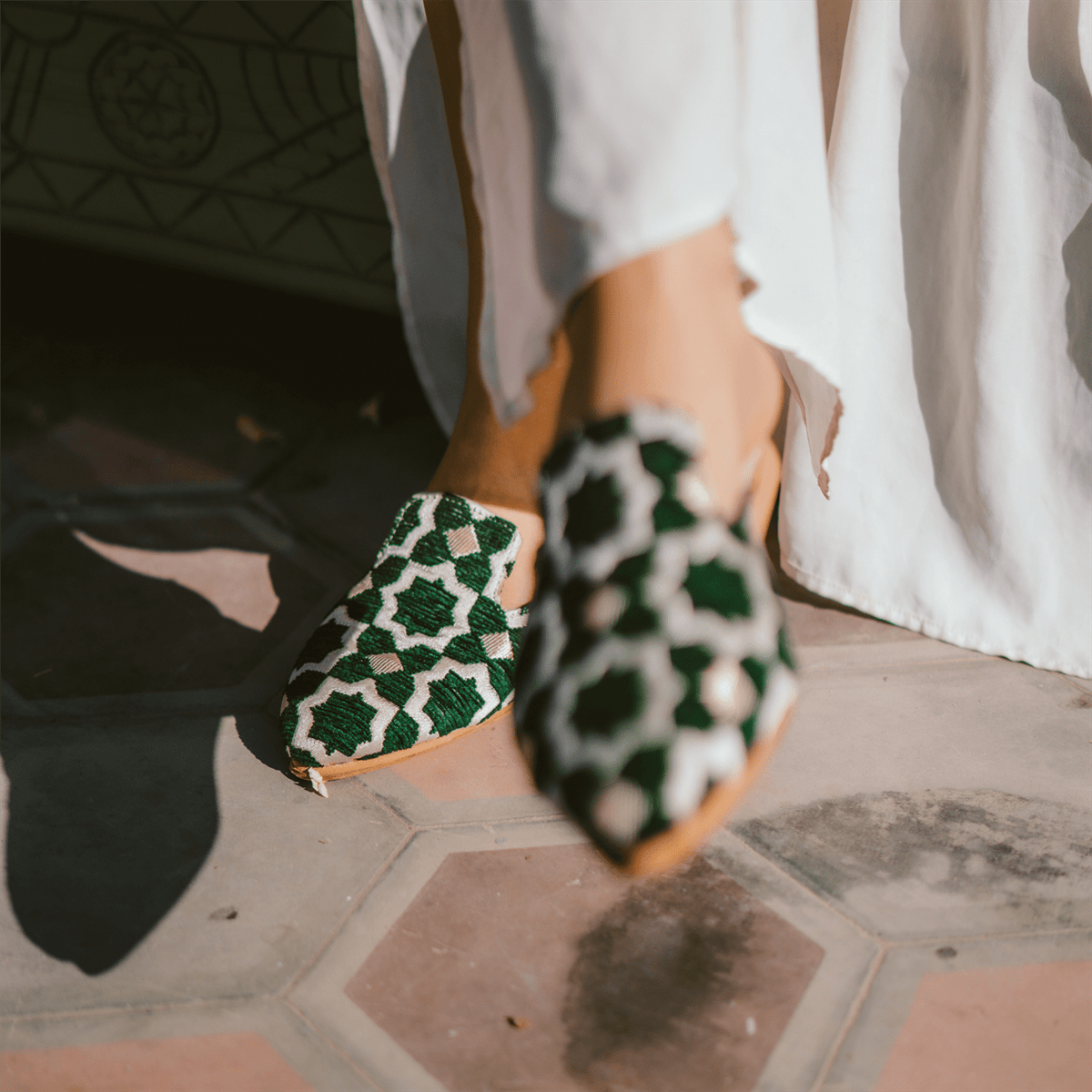 Leather Slippers Tamghra