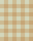 Check Pattern Brown and Green Wallpaper
