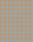 Brown and Blue Patterned Wallpaper
