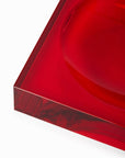 Chelsea Sweet Glass Trinket Tray - Red