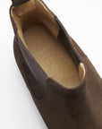 Brown Suede Chelsea Boots, Welted Leather Sole