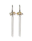 Cherie Tassel Earrings – Retro Pearl & 925 Silver Elegance by MyaMoon at www.brixbailey.com
